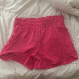I'm selling hot pink athletic shorts high rise athletic shorts